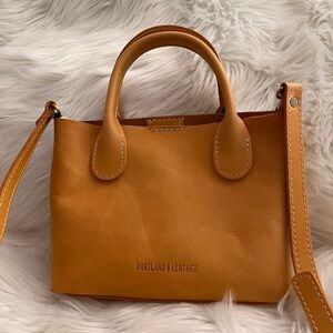 Portland Leather Goods Rainstorm in Sunflower